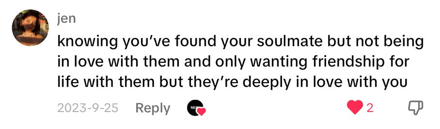comment